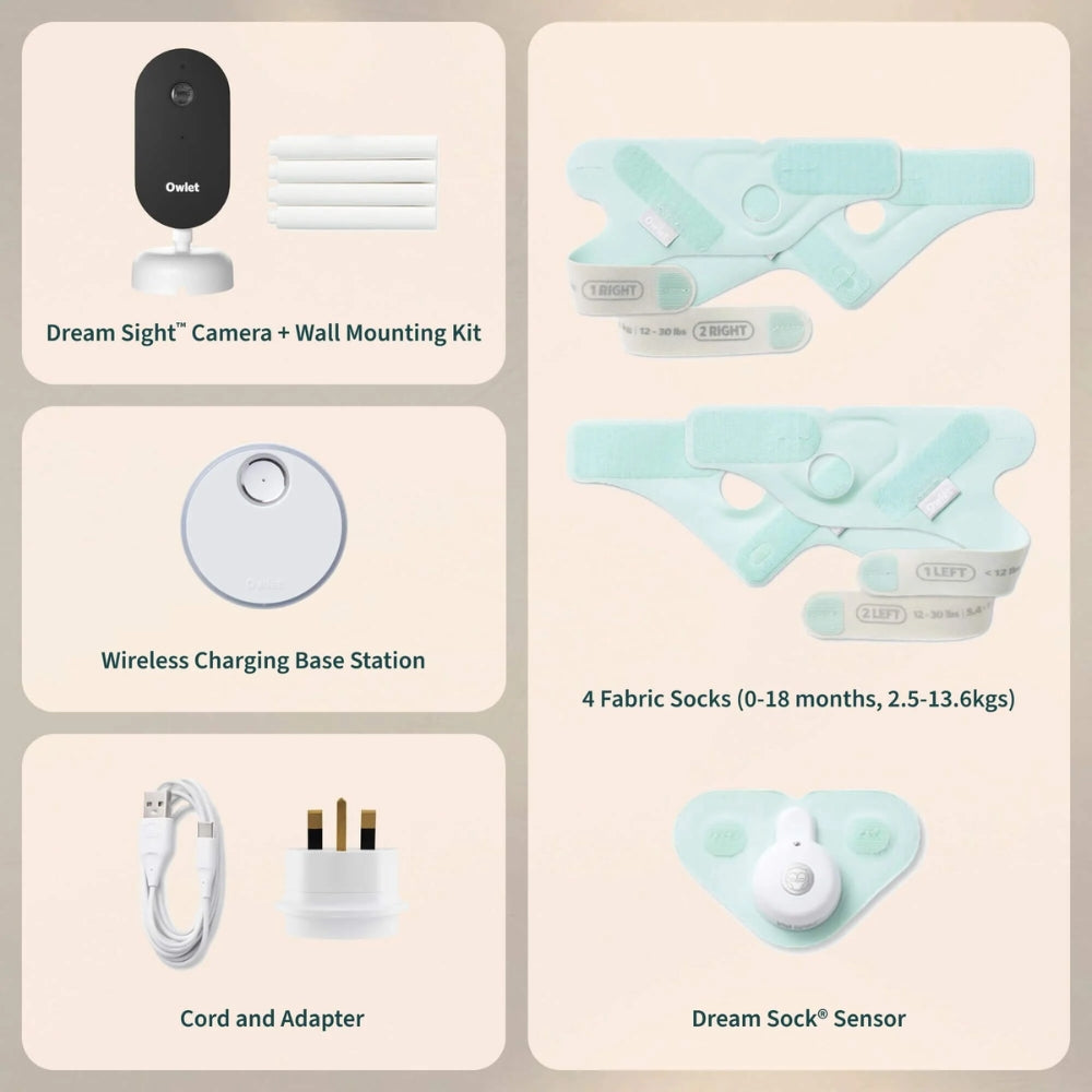 Owlet Dream Duo™ (Sock + Sight) Smart Baby Monitor