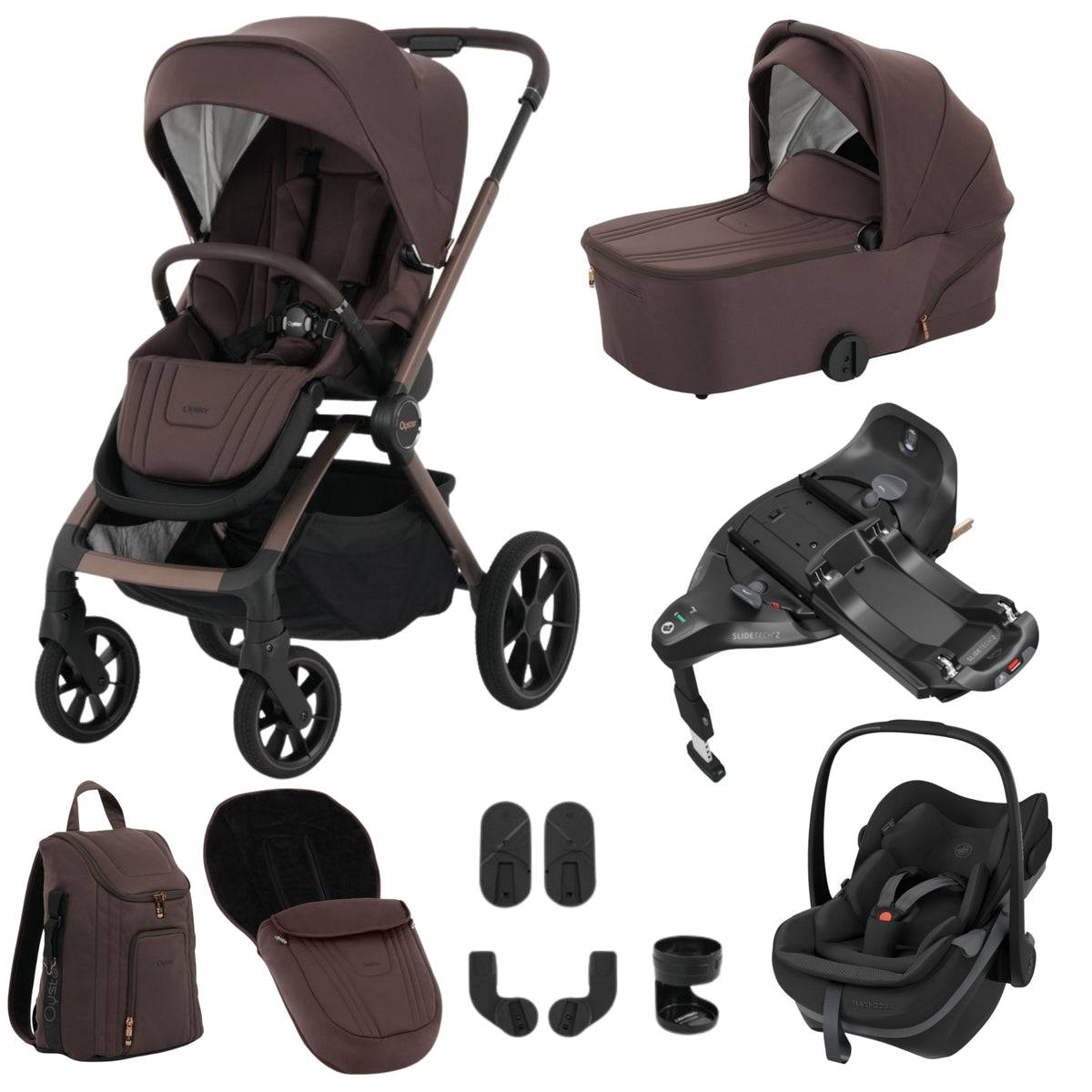 Oyster Vee Bundle - with Maxi Cosi Pebble Slide Pro