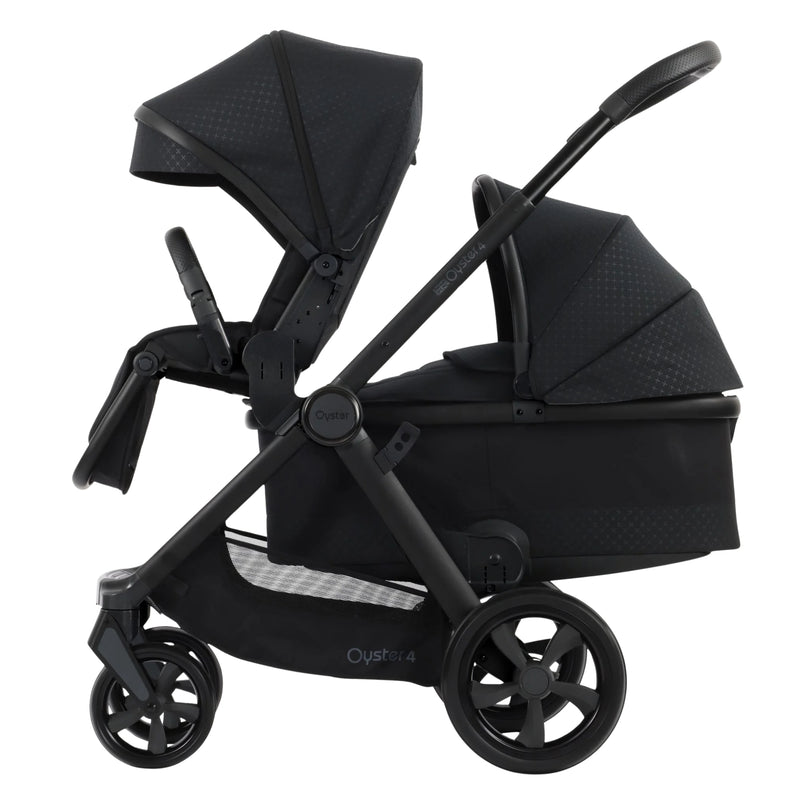 Ex-Display Oyster 4 Double Pushchair Bundle, Raven
