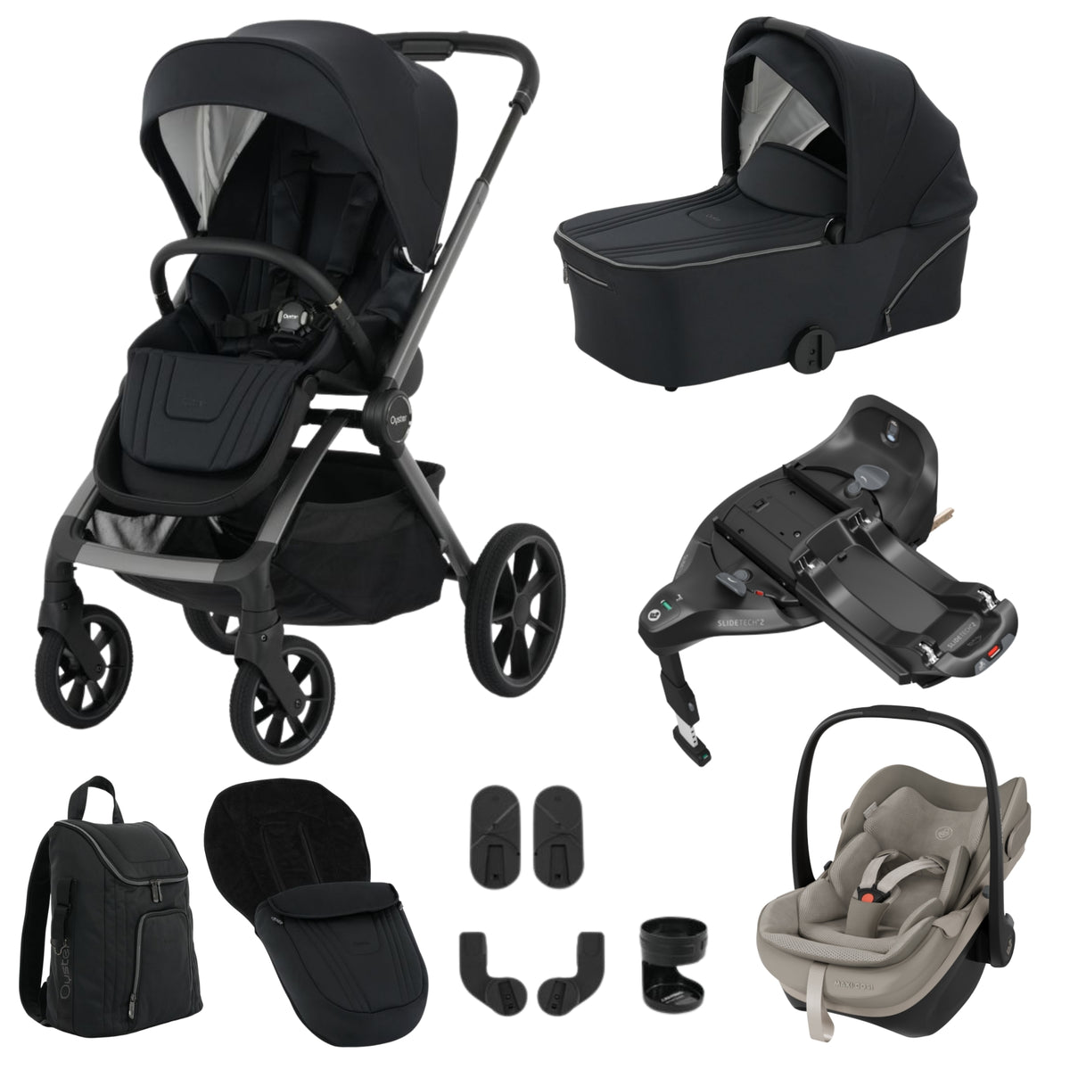 Oyster Vee Bundle - with Maxi Cosi Pebble Slide Pro