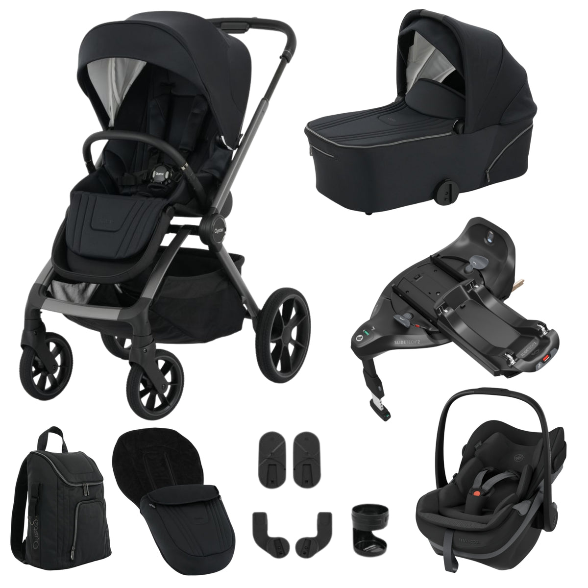 Oyster Vee Bundle - with Maxi Cosi Pebble Slide Pro