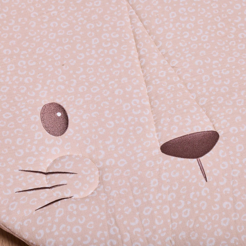 Tutti Soft Muslin Padded Playmat, Larry Leopard