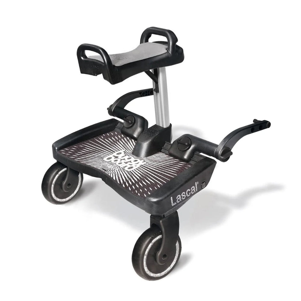 Lascal BuggyBoard Maxi Plus, Black with Grey Saddle