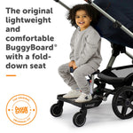 Lascal BuggyBoard Maxi Plus, Black with Grey Saddle