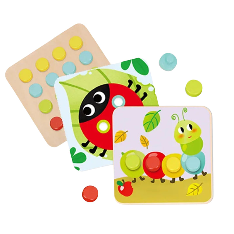 Tooky Toys Big Pattern Pegs