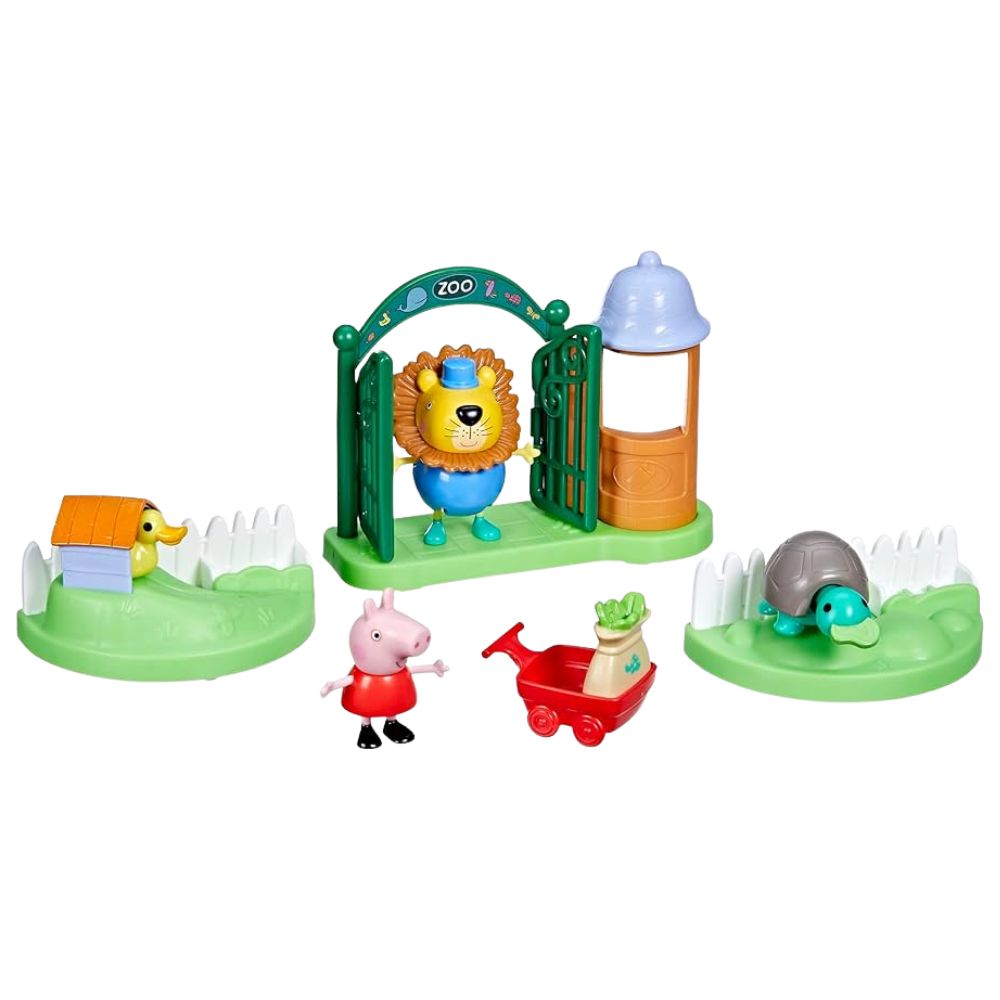 Peppa Pig - Peppa's Day At The Zoo Playset