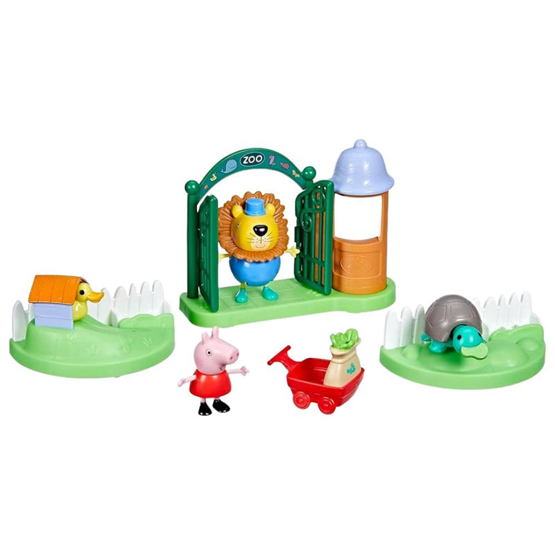 Peppa Pig - Peppa's Day At The Zoo Playset