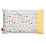 Clevamama Baby Pillow Case, Grey and Yellow