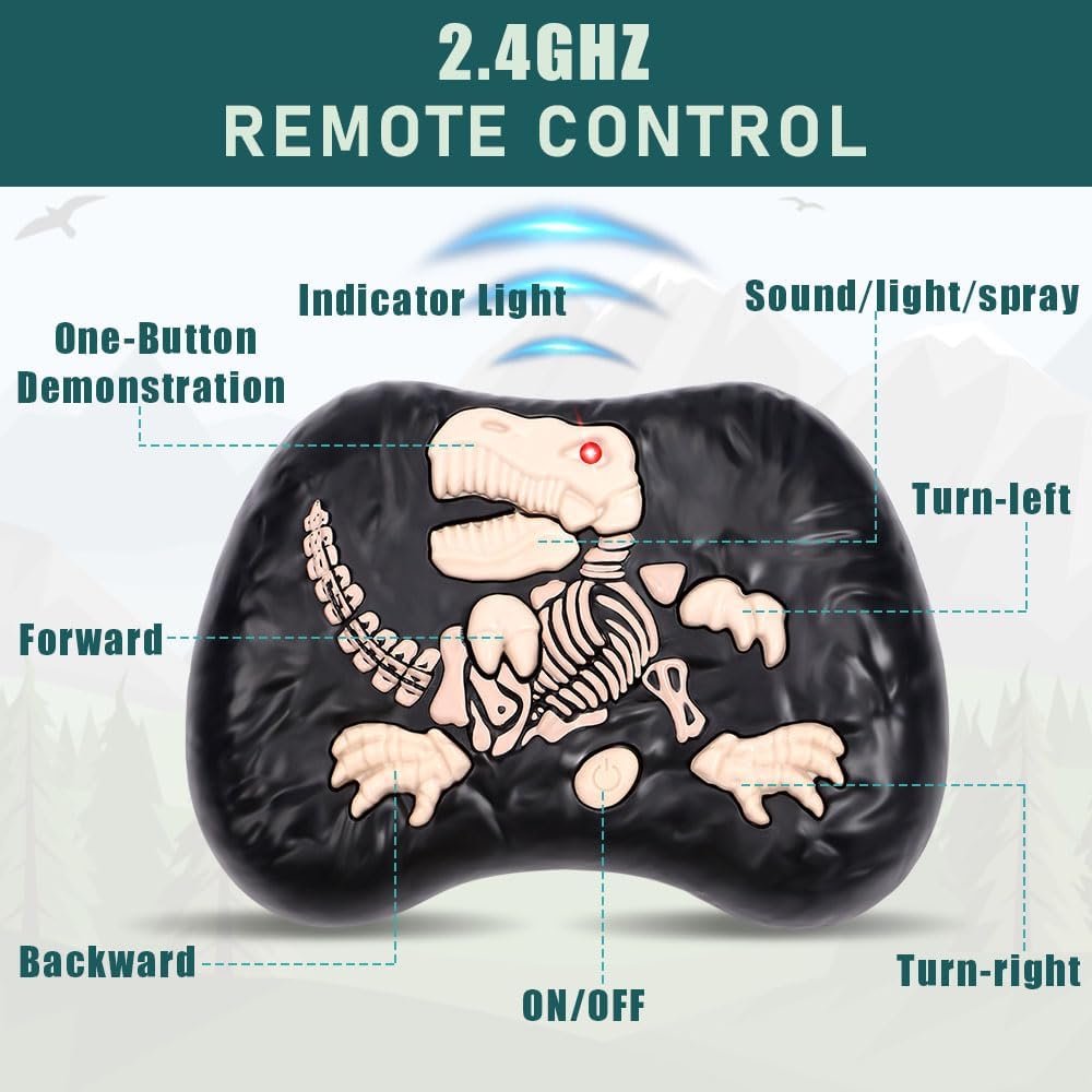 2.4G Remote Control Therizinosaurus Dinosaur