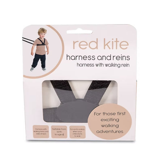 Red Kite Harness & Reins Black