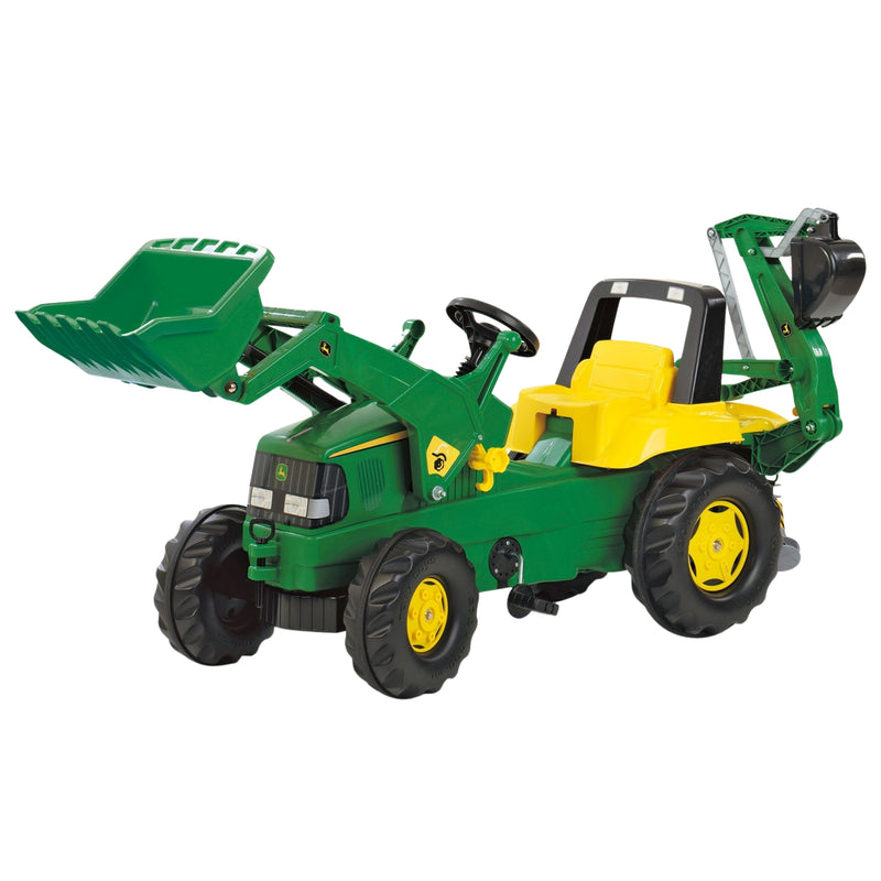 rollyJunior John Deere Tractor With Loader & Backhoe