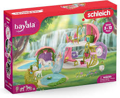 Schleich Bayala Glittering Flower House With Unicorns, Lakes & Stables