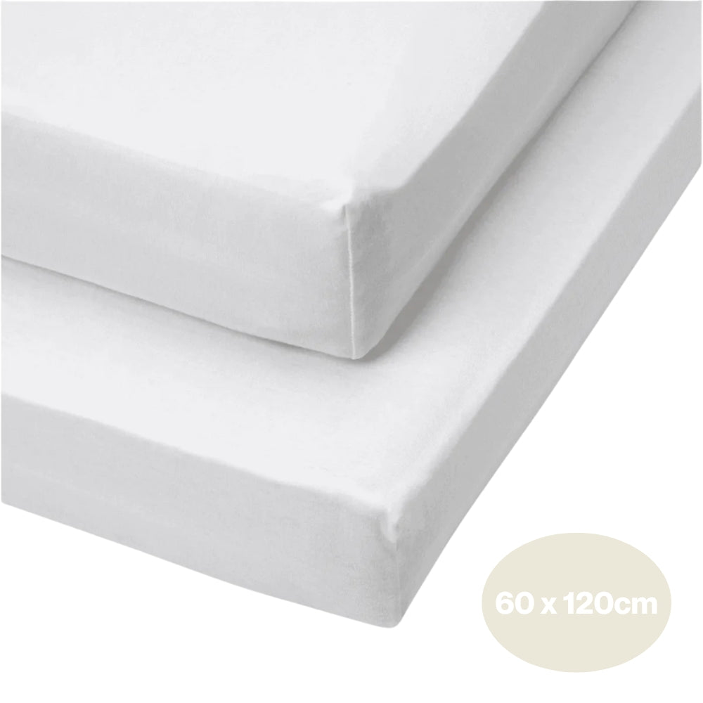 Tutti Bambini Essential Cot Sheets White