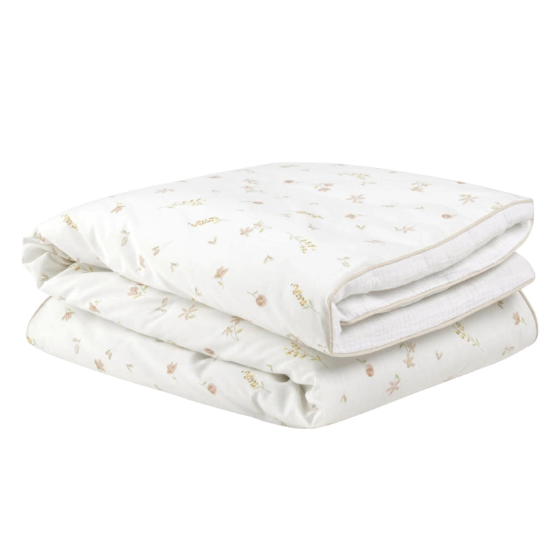 CuddleCo Cot Bed Quilt, Cashmere Meadow