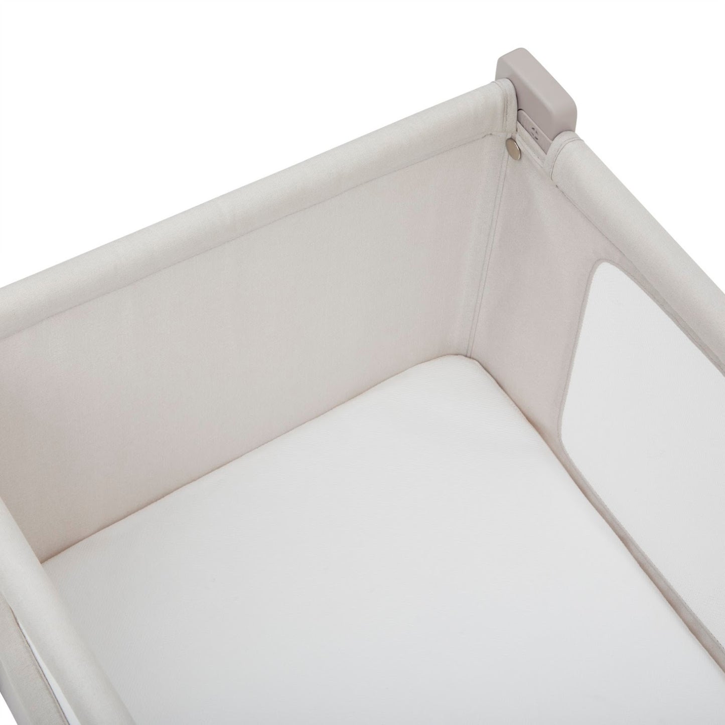 Shnuggle Air Lite Bedside Crib, Taupe