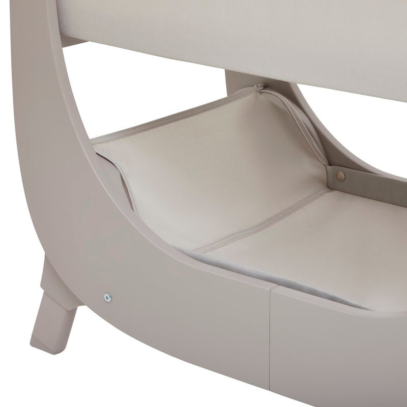Shnuggle Air Lite Bedside Crib, Taupe