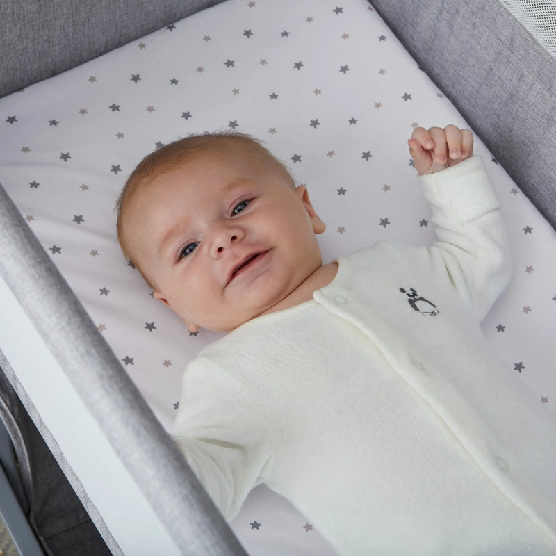 Shnuggle Air Lite Crib Sheets, Star