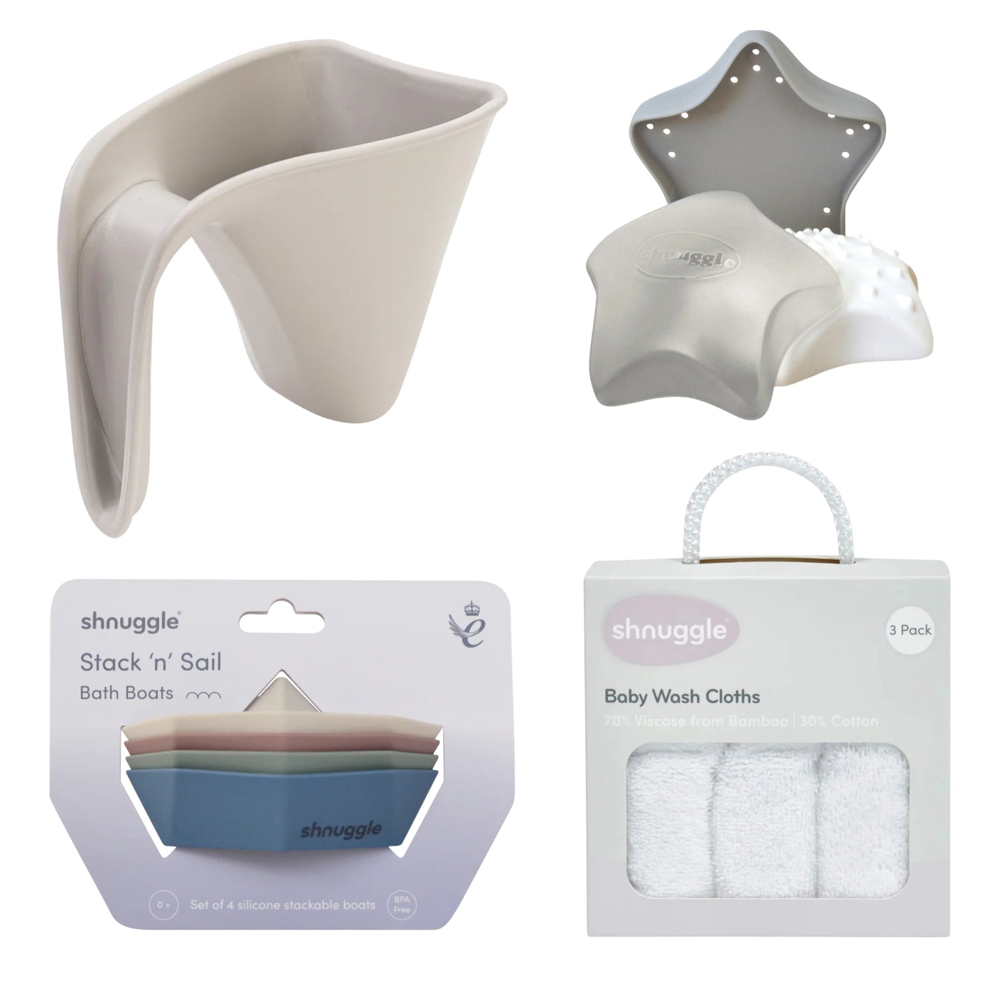 Shnuggle Ultimate Bath Accessory Bundle