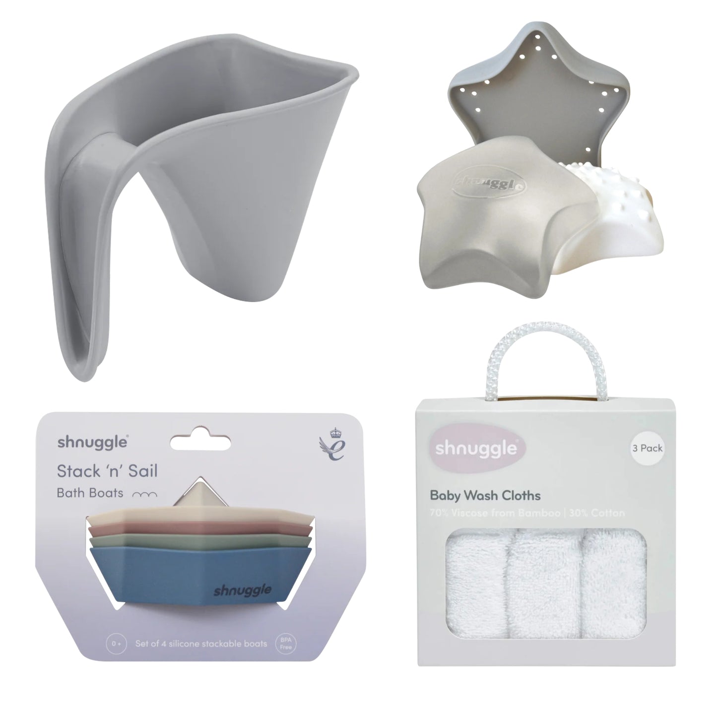 Shnuggle Ultimate Bath Accessory Bundle