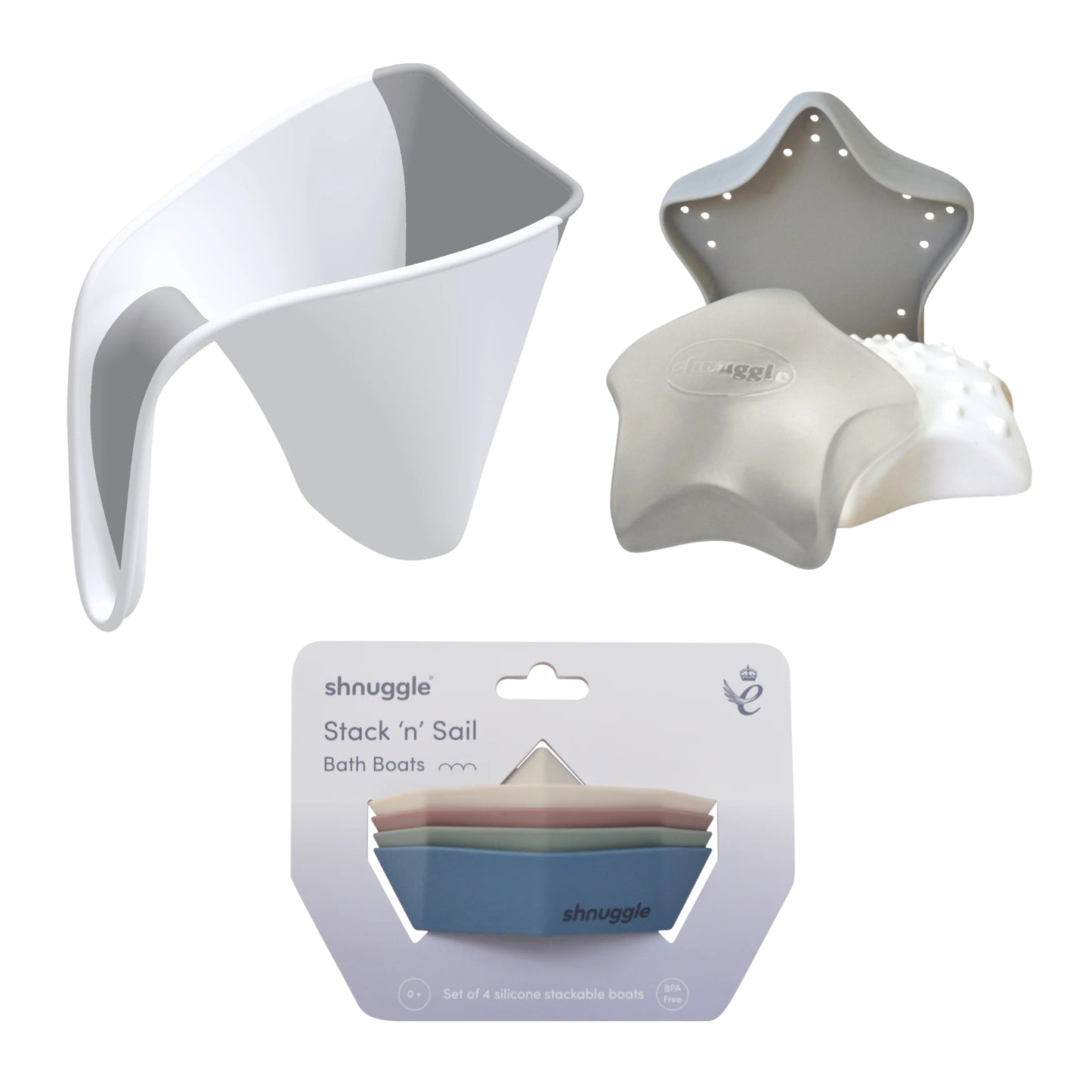 Shnuggle Deluxe Bath Accessory Bundle