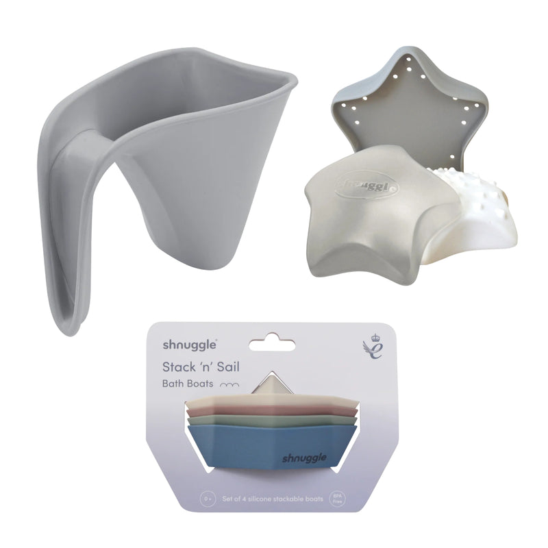 Shnuggle Deluxe Bath Accessory Bundle