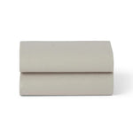 Snüz 2pc Crib Sheets, Grey