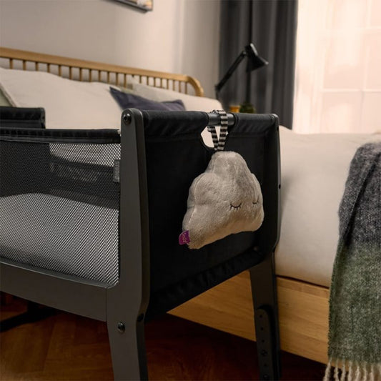 SnüzPod Studio Bedside Crib, Brooklyn Graphite