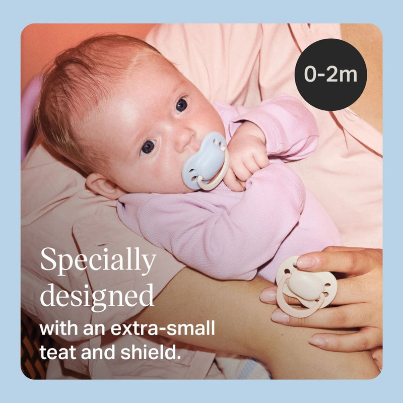 Tommee Tippee Newborn Soothers 0-2m, Blue