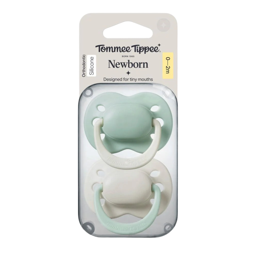 Tommee Tippee Newborn Soothers 0-2m, Mint
