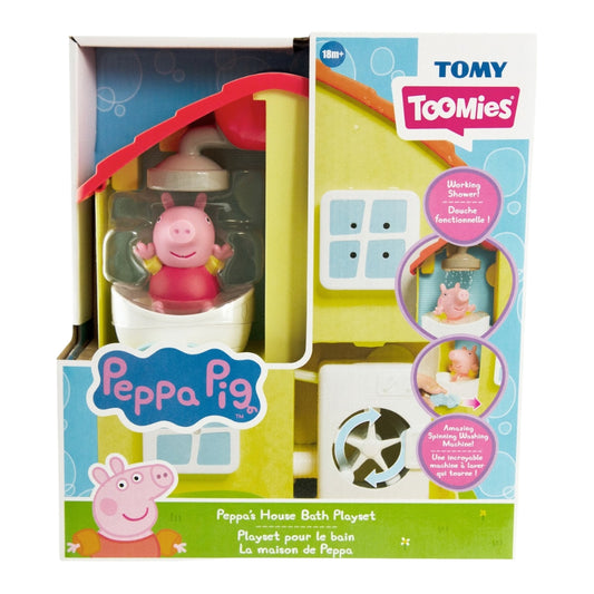 Toomies Peppa Pig - Peppa's House Bath Playset