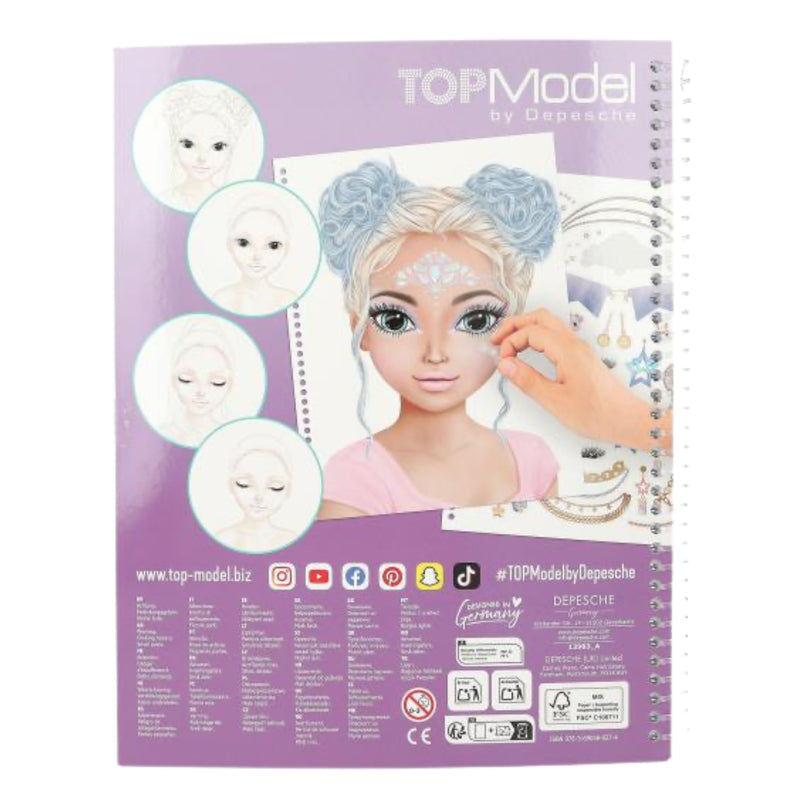 Top Model Make Up Colouring Book