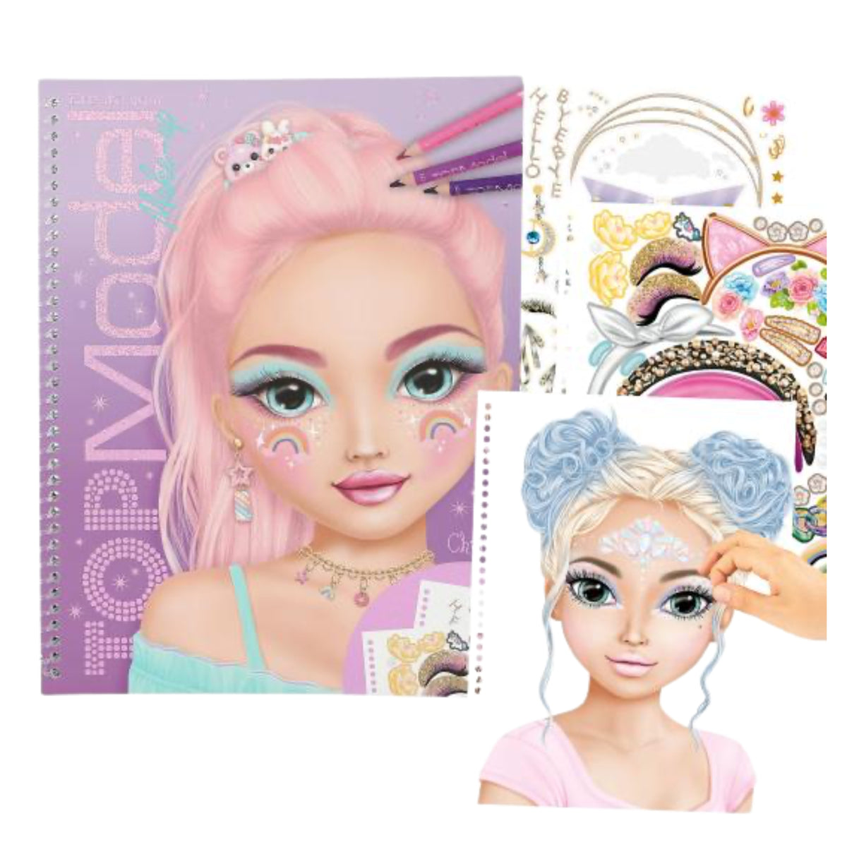 Top Model Make Up Colouring Book