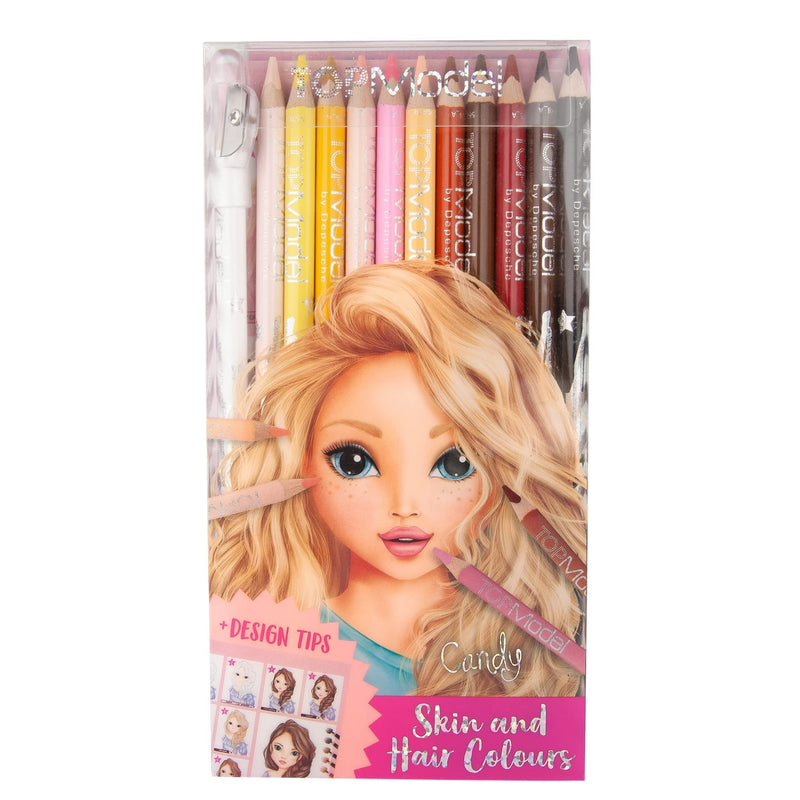 TOPModel Skin & Hair Colouring Pencil Set