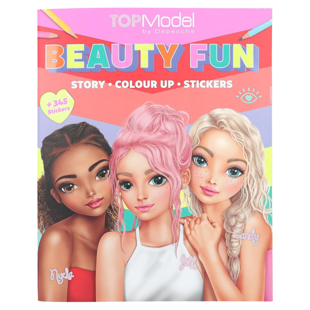 TOPModel  Beauty Fun Colouring & Sticker Book