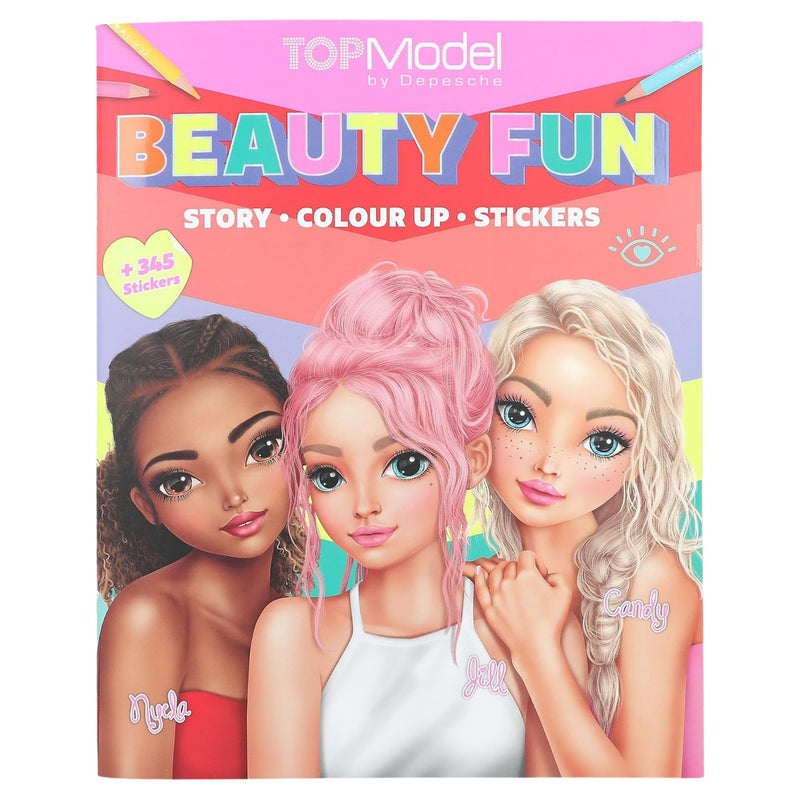 TOPModel  Beauty Fun Colouring & Sticker Book