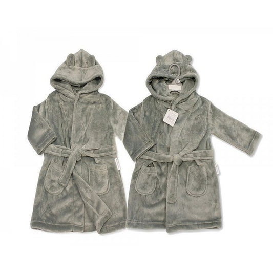 Baby Bath Robe, Grey