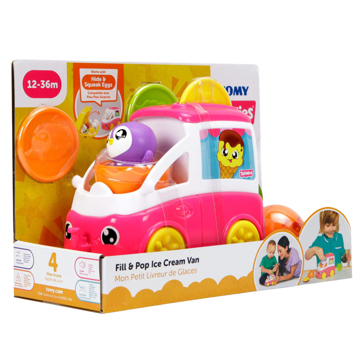 Tomy Toomies Fill & Pop Ice Cream Van