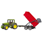 Bruder John Deere 6920 with Tipping Trailer - Red