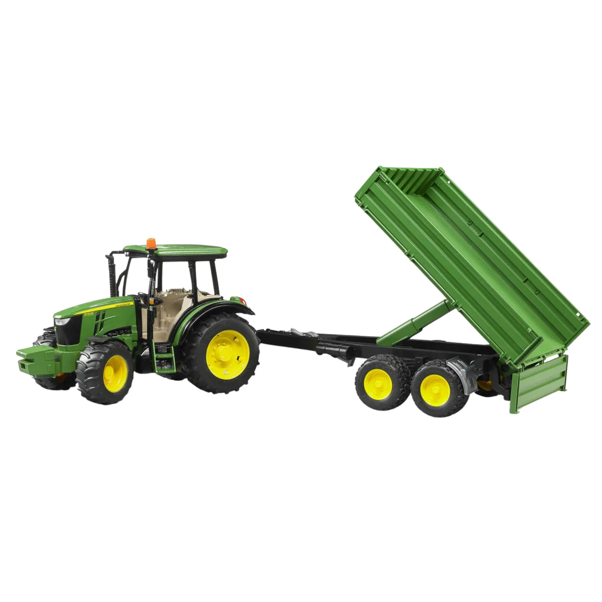 Bruder John Deere 5115M with Tipping Trailer