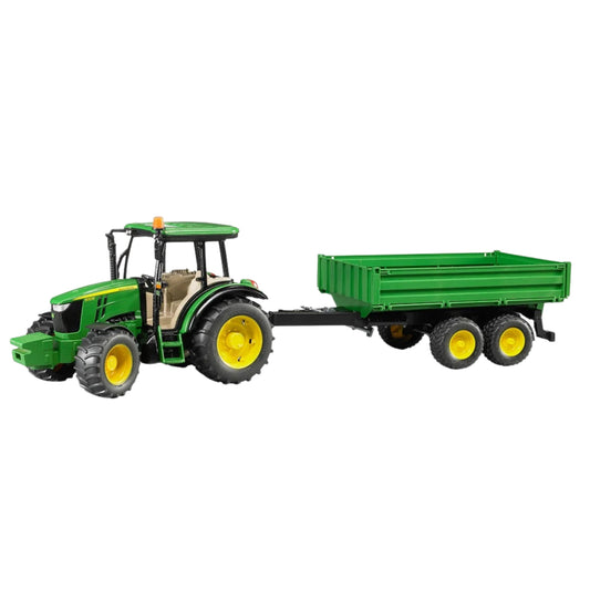 Bruder John Deere 5115M with Tipping Trailer