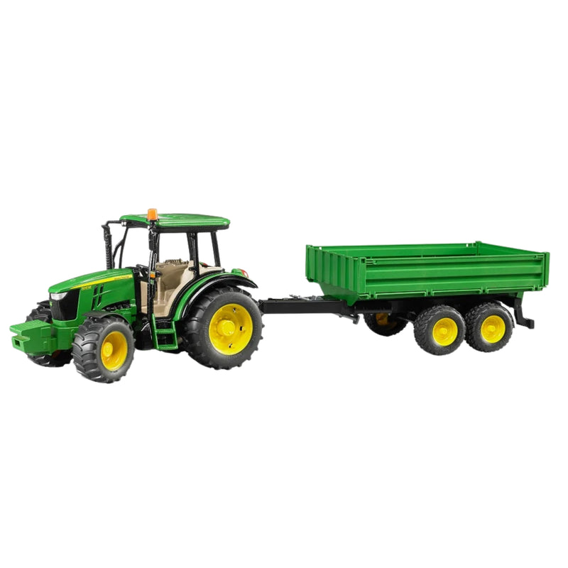 Bruder John Deere 5115M with Tipping Trailer