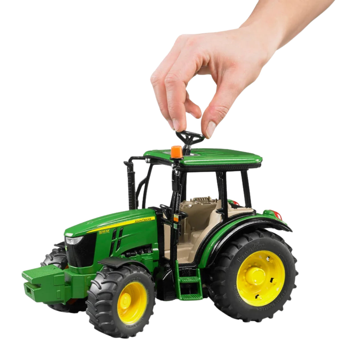 Bruder John Deere 5115M with Tipping Trailer