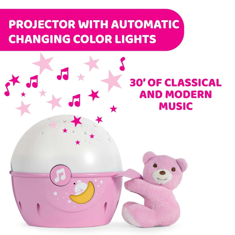 Chicco Next2Stars Mobile Projector, Pink