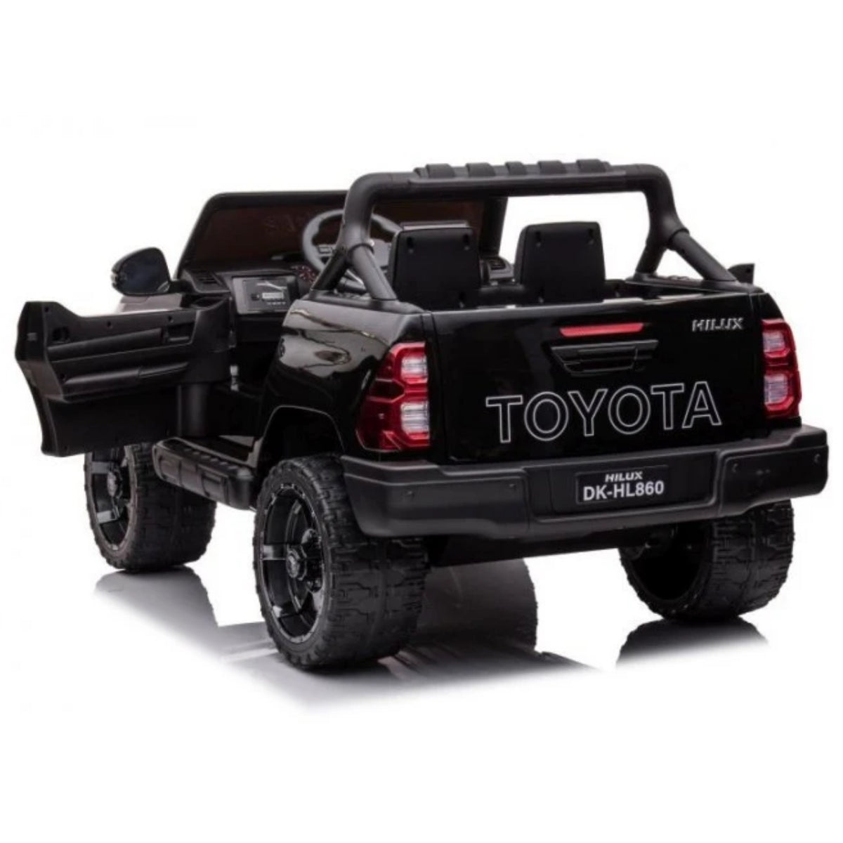 Toyota HiLux Electric Ride On 12v Car - Black
