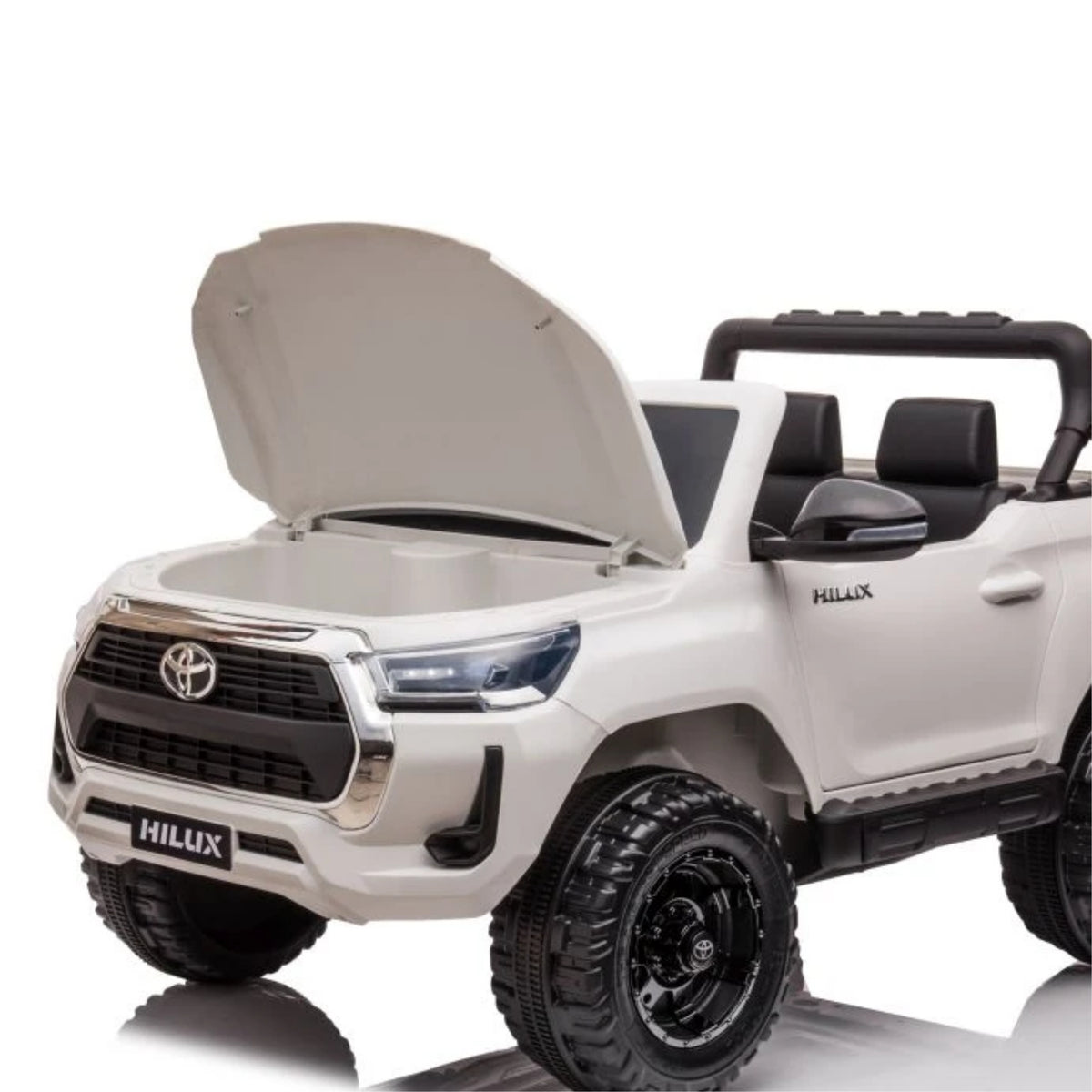 Toyota HiLux Electric Ride On 12v Car - White