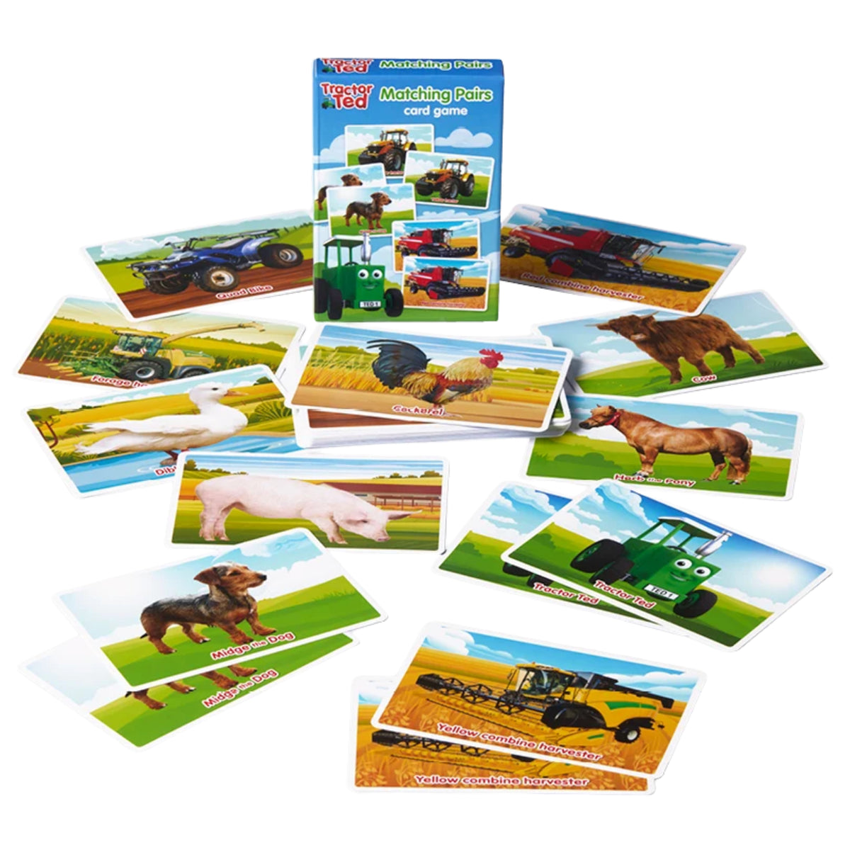 Tractor Ted Matching Pairs Game