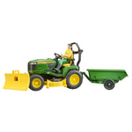 Bruder bworld John Deere Lawn Tractor with Trailer