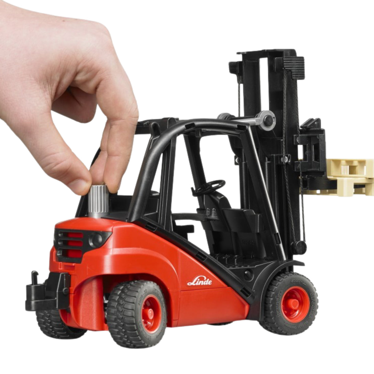 Bruder Linde Fork Lift H30D With 2 Pallets