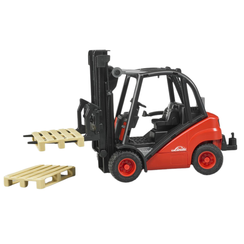 Bruder Linde Fork Lift H30D With 2 Pallets
