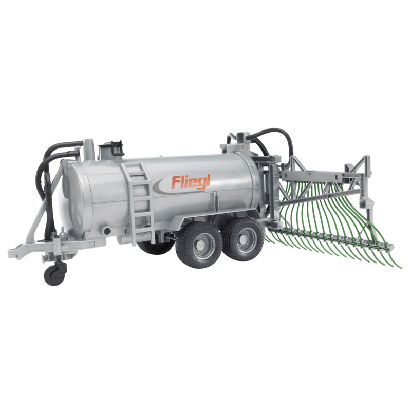 Bruder Fliegl Barrel Trailer With Spread Tubes